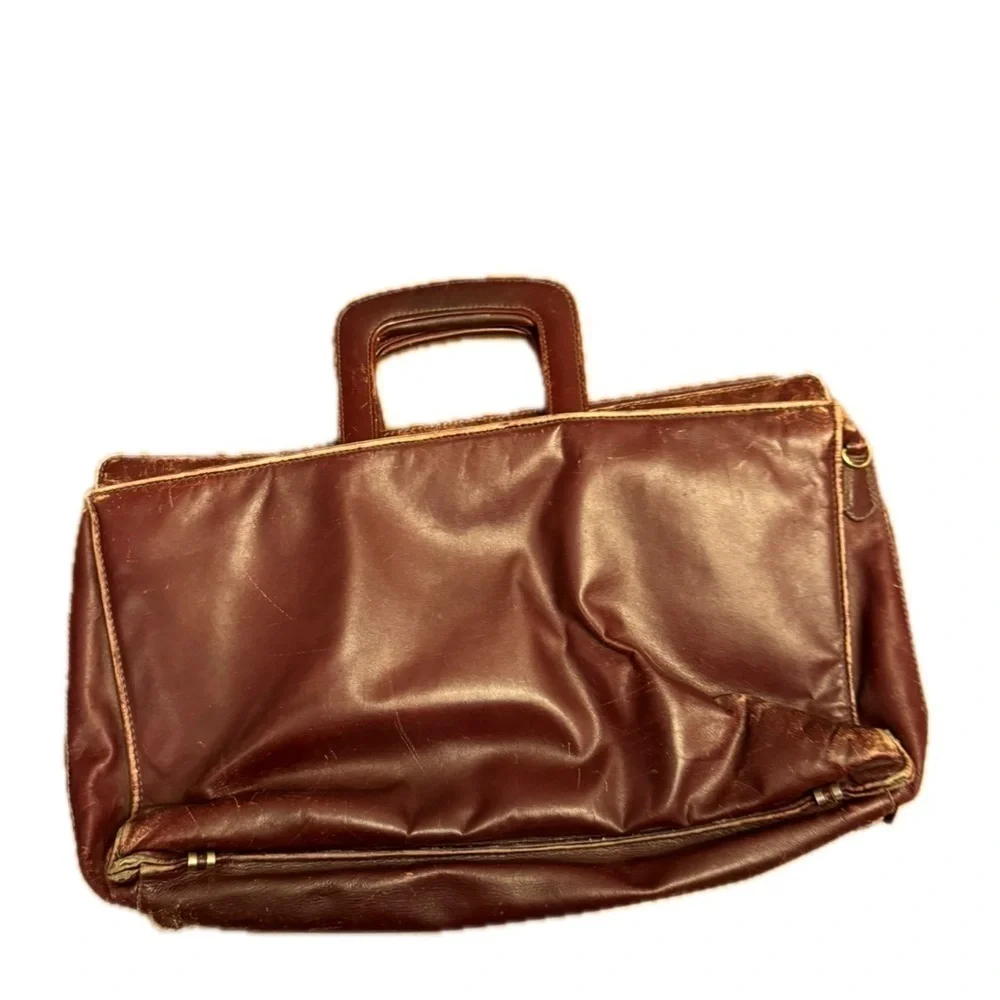 Simon of California vintage leather briefcase